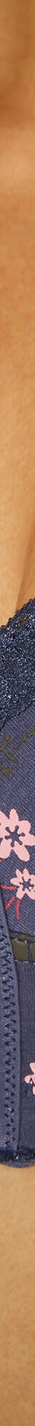 Soutien-gorge ouverture devant en coton imprimé Capella - sans armatures (bleu gris) Soutien-gorge ouverture devant en coton imprimé Capella - sans armatures (bleu gris)